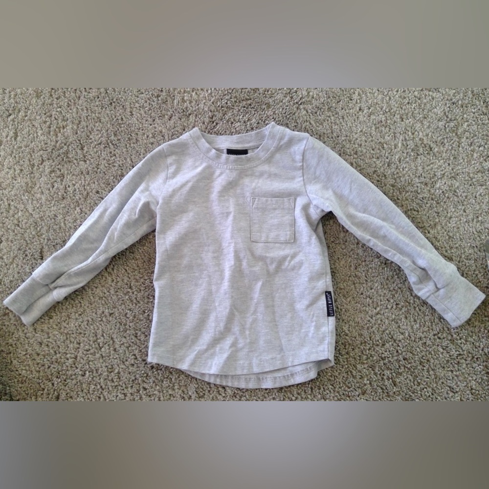 Little Bipsy Long Sleeved Pocket Tee